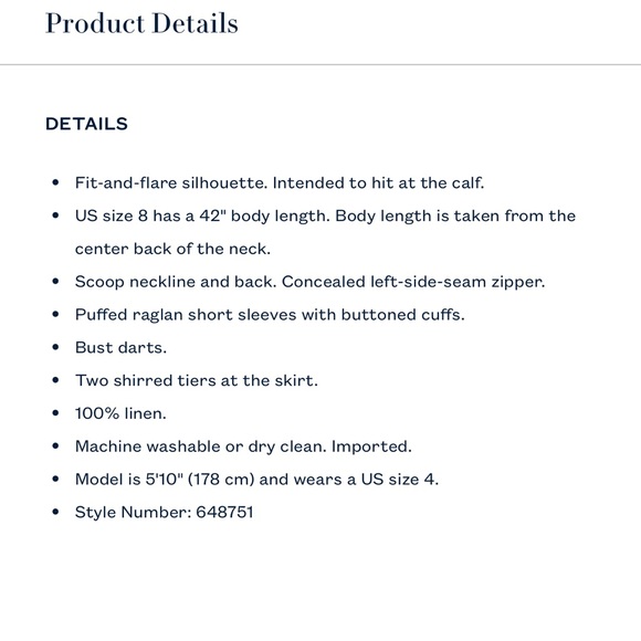 💙NWOT POLO RALPH LAUREN BRUSHSTROKE-MOTIF TIERED LINED DRESS SIZE 10 - Picture 10 of 16